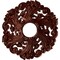 Ekena Millwork Orrington Ceiling Medallion (Canopies up to 4 3/4"), 19 5/8"OD x 4 3/4"ID x 1 3/4"P, Antique Copper CM19ORACS - alternate 1